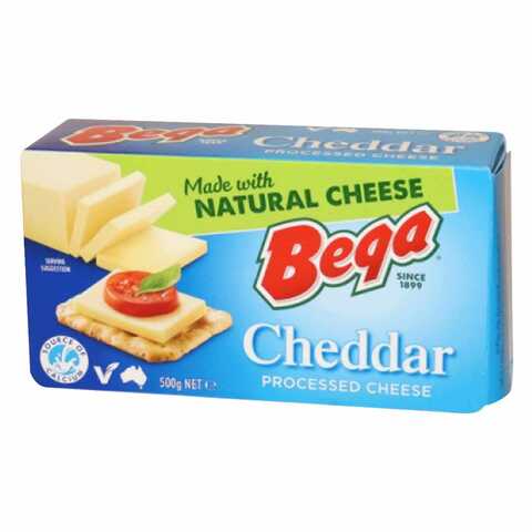 Bega Cheddar Processed Cheese 500g