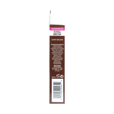 Cover Your Gray Total Brow Eyebrow Sealer And Colour Dark Brown 10g