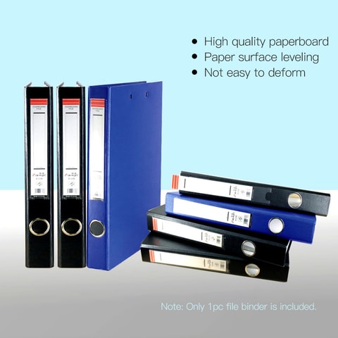 Generic-A4 3-Ring Binder Document Organizer Storage Durable File Folder Stationery Gift for Business Office School