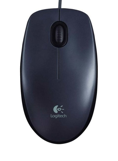 Logitech M90 Wired USB Mouse Black
