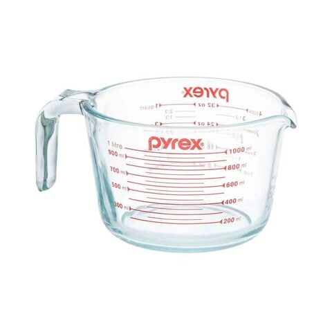 Pyrex Classic Glass Measuring Cup Clear 1L
