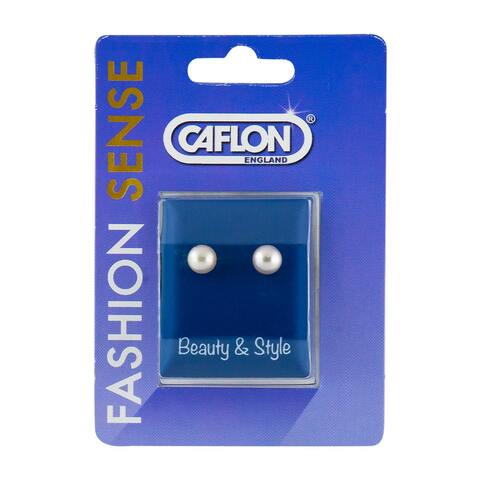 Buy Caflon Fashion Sense Gold Plated Pearl Earring 6 mm Online