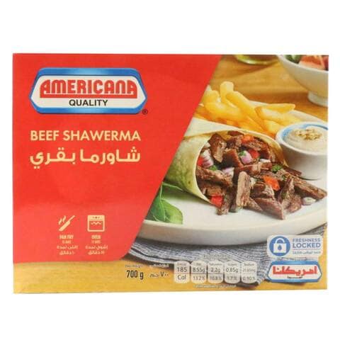 اشتري امريكانا لحم بقرى مطبوخ شاورما 700 جم في الكويت