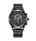ساعة يد رياضية كرونوغراف جلد مقاوم للمياه للرجال من ريستوس, 93012-W