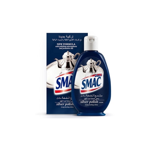 Smac Silver Polish Cream, Long Lasting Shine, 150ml