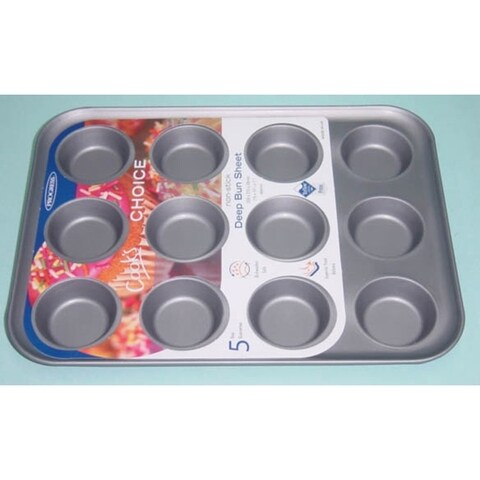 Progress Cooks Choice 12-Hole Deep Bun Sheet