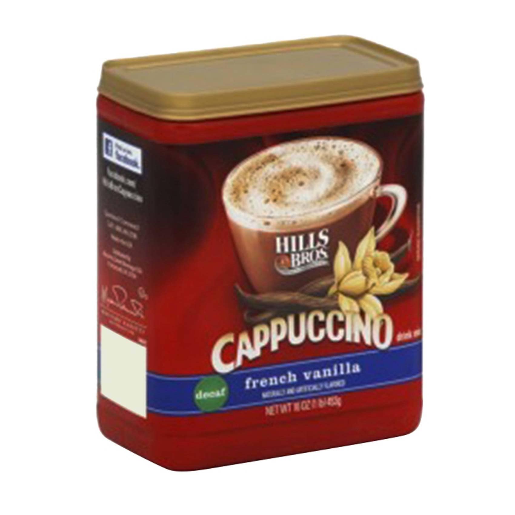 Buy Hills Bros Cappuccino French Vanilla Instant Coffee Mix 454g Online Shop Beverages On Carrefour Uae