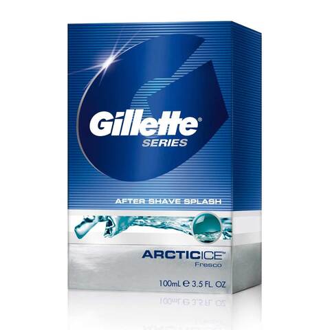Gel Après-rasage Gillette Splash - Fraîcheur Brise, 100 Ml, Neuf, Pour Hommes