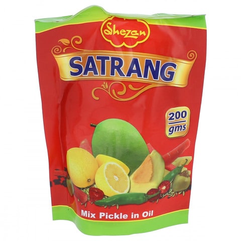 Shezan Satrang Mixed Pickle In Oil 200 gr