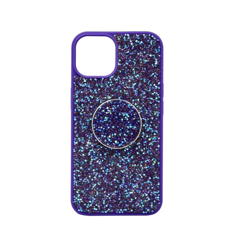 Isafe Bling Pop Up Hard Cover Iphone 14 Purple