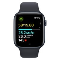 Apple Watch SE GPS 44mm Midnight Aluminium Midnight Sport Band Small/Medium