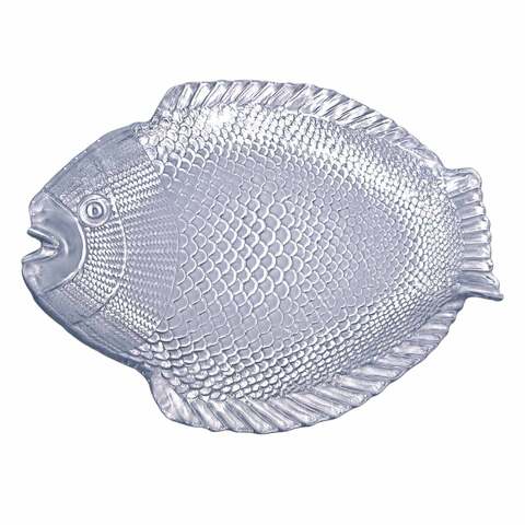Pasabahce Marine Crystal Clear Glass Fish Plate