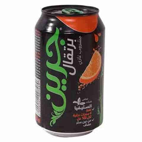 Green Cola Orange Flavoured Carbonated Soft Drink 330ml