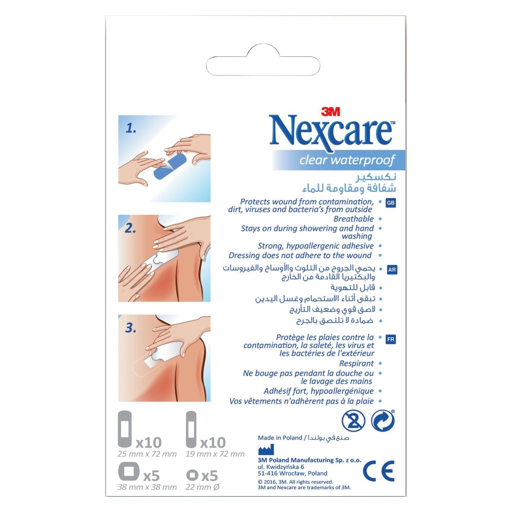Buy Nexcare Clear Waterproof Bandages Assorted 30 PCS Online - Shop Health  & Fitness on Carrefour UAE