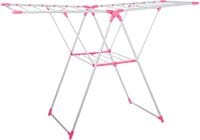 Cloth Dryer Rack White/Pink Cloth Drying Stand
