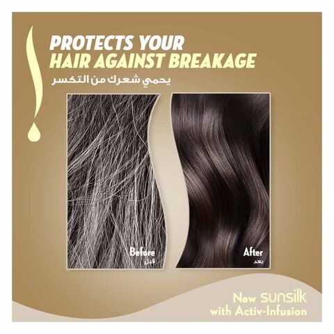 Sunsilk Conditioner, To Nourish Dry Hair &amp; Prevent Hair Fall, With Vitamin B3, Soya Protein &amp; Castor Oil, 350ml