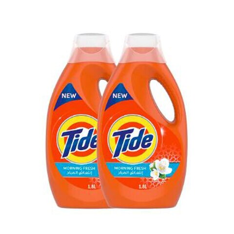 Tide Detergent Liquid Regular 1.8lx2&#39;s