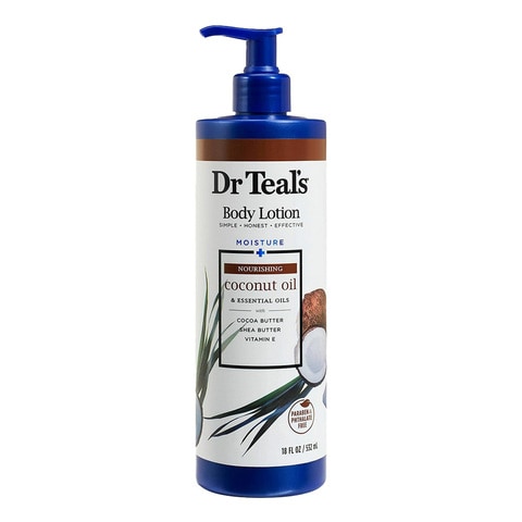 Dr. Teal&#39;s Coconut Oil Body Lotion White 532ml