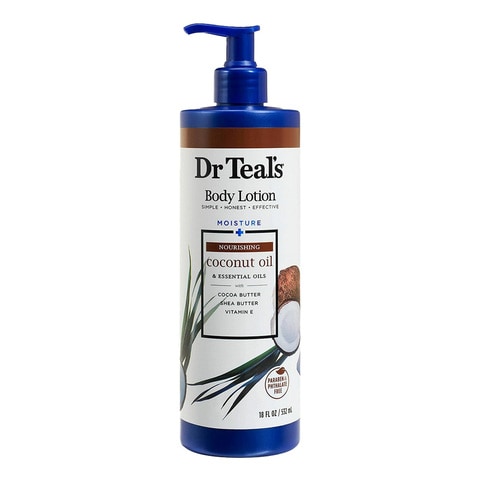 Dr Teal&#39;s Coconut Oil Body Lotion White 532ml