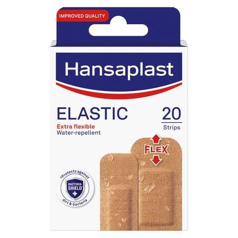 Hansaplast Elastic Plasters Extra Flexible And Breathable Strips 20 PCS