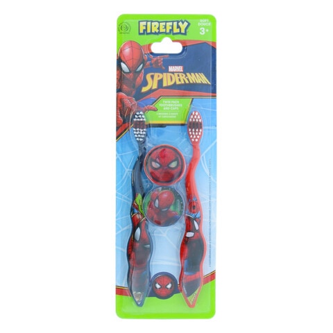 Firefly Fresh Spiderman Soft Toothbrush Multicolour 2 PCS price in UAE ...