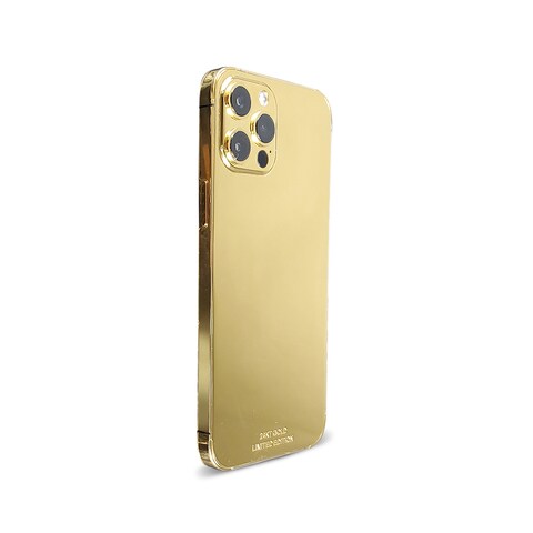 Buy Apple Iphone 13 Pro Max 512 Gb 24k Full Gold Customized By Oro Online Shop Smartphones Tablets Wearables On Carrefour Uae