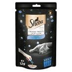 Buy Sheba Cat Food Melty Tuna Flavor Creamy Treats, 12g Pouches (Pack of 4) in UAE