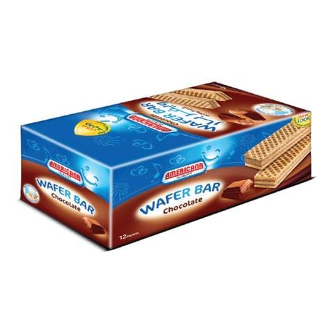 أمريكانا ويفر شوكولاتة 50 جرام × 12