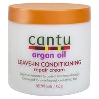 Cantu Argan Oil Leave-In Conditioning Repair Cream White 453g