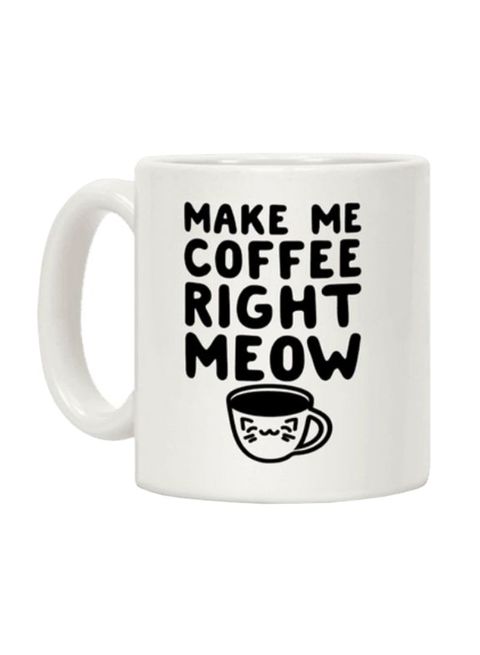 muGGyz Me And My Cat Talk Shit About You Coffee Mug White