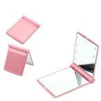 اشتري Makeup Mirror LED Lights Folding Portable Fantastic Cosmetic Mirror في الامارات