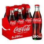 اشتري كوكا كولا طعم أصلي زجاجة مشروب غازي 290 ملل - حزمة من 6 في الامارات