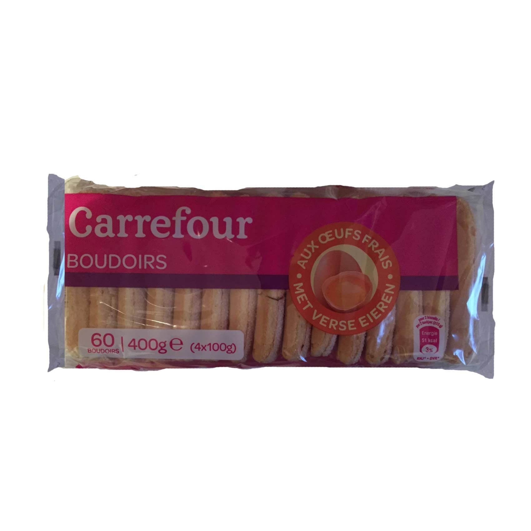Buy Carrefour Biscuit Puffed Dry Fingers 400 Gram Online Shop Food