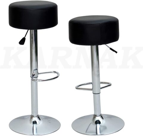 Round leather deals bar stools