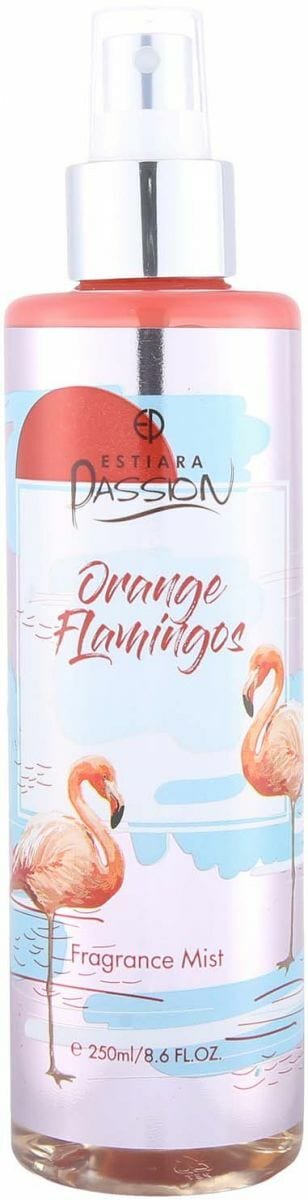 Estiara Passion Orange Flamingos Body Mist For Women - 250ml