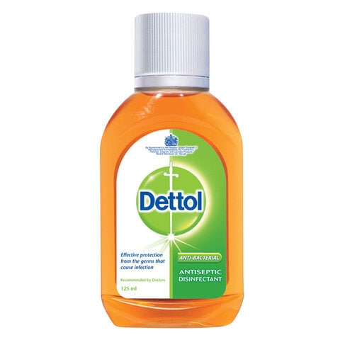Buy Dettol Anti-Bacterial Antiseptic Disinfectant 125ml in Saudi Arabia