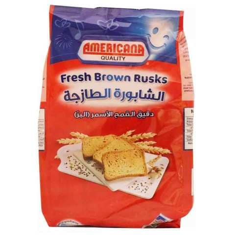 Americana Fresh Quality Brown Rusks 375 Gram