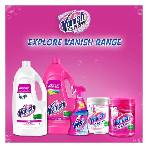 Buy Vanish Laundry Stain Remover Liquid for White & Colored Clothes, Can be  Used with or without Detergents & Additives, Ideal for Use in the Washing  Machine, 900ml Online - Shop Cleaning