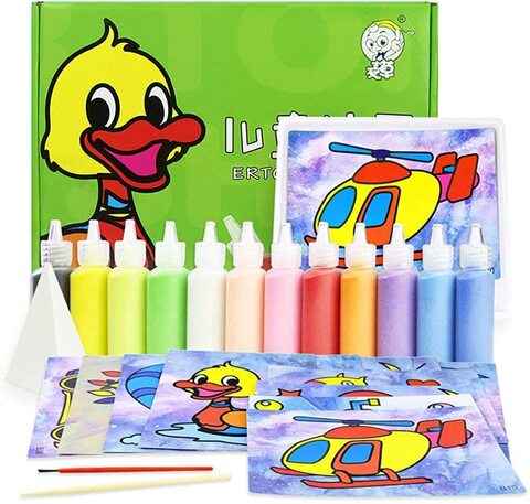 Colored sand hot sale painting toys