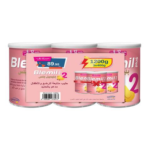 Blemil Plus 3 Growing Up Milk For Toddlers From 1 to 3 Years, 800g