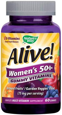 Alive Womens 50+ Multivitamin Gummies 60&#39;s