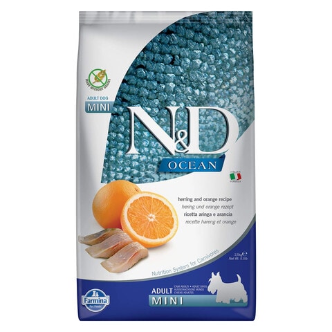 Buy Farmina - ND Ocean Dog Herring Adult Mini 2.5kg. in UAE