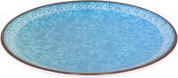 Royalford Melamineware 10&quot; Dinner Plate- Rf11796 Dishwasher-Safe Dinnerware With Strong And Sturdy Construction, Blue