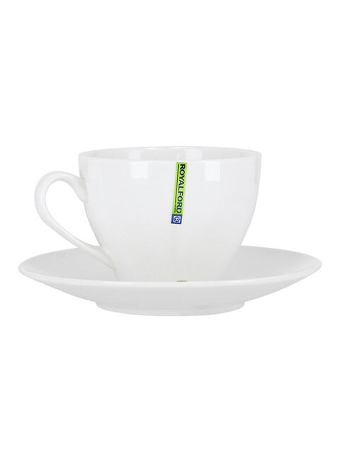 ROYALFORD Magnesia Cup And Saucer White 750ml