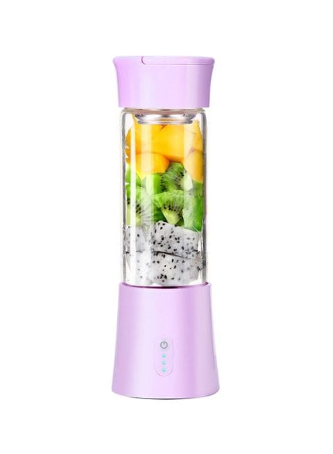 Generic USB Rechargeable Blender And Portable Juicer Cup H7790Pu Purple/Clear