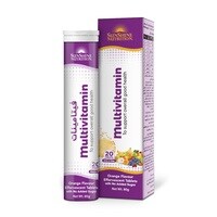 Sunshine Nutrition Multivitamin Effervescent Orange Flavour 20 Tablets