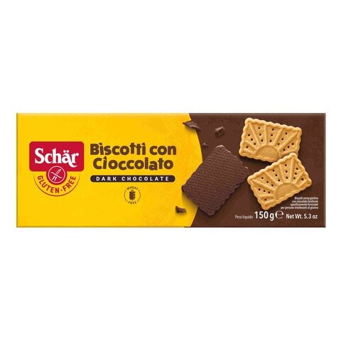 Schar Gluten-Free Biscuit with Dark Chocolate 150g