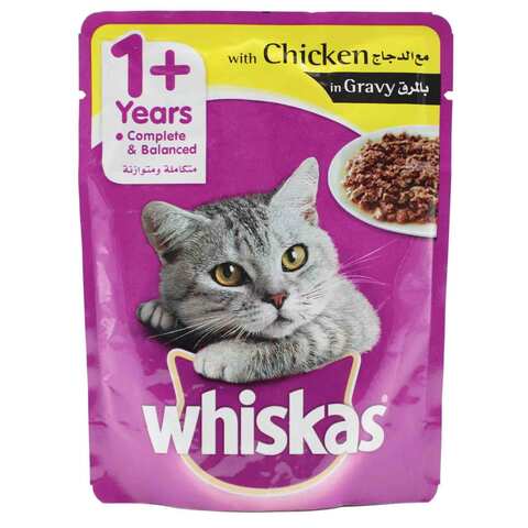 Whiskas Cat Food Chicken In Gravy 85 Gram