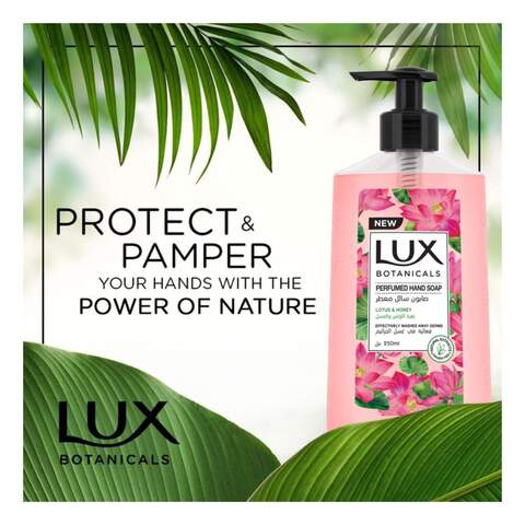 Lux Botanicals Perfumed Hand Wash For All Skin Types Lotus &amp; Honey 500ml