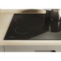 Candy Vetroceramic Hob, Electronic Touch Controls, Child Lock, 10 Power Levels, Power On Indicator, Black Glass, Power Management, Made In Turkey, 590 x 520 x 60mm, CC64CH